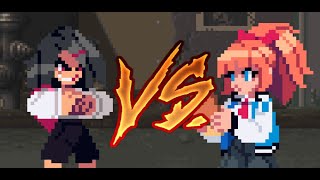 Short Sprite Animation | Misako vs Kyoko |