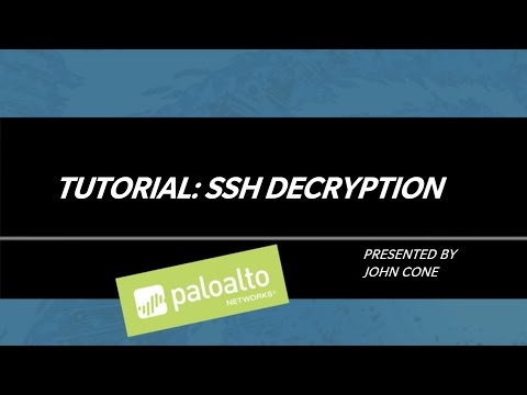 Tutorial: SSH Decryption