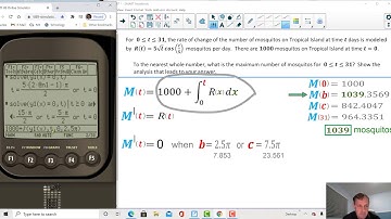 Leanza AP Calculus Total Change Theorem HW # 87