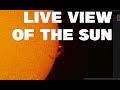 LIVE NOW: Sun Stunning Views 18th May / Backyard Astronomy with Lunt Telescope