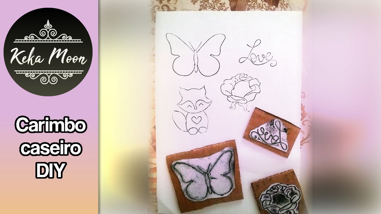 Carimbo caseiro (DIY)!