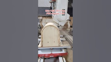 Máy CNC 3D 5 Trục PRO-Master-T4H cắt plywood uốn cong #woodmaster