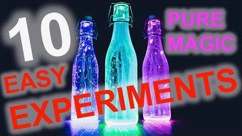 10 EASY HOME SCIENCE EXPERIMENTS THAT LOOK LIKE A PURE MAGIC