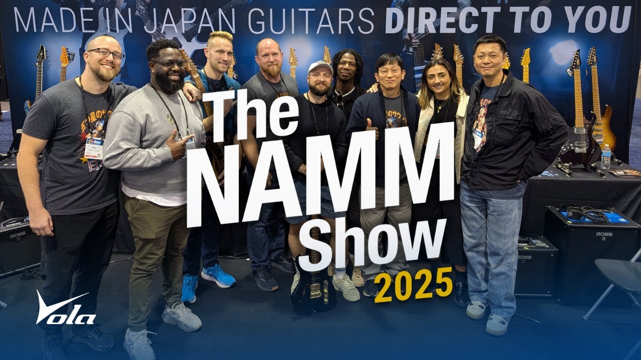 Celebrating 10 Years of Vola Guitars at the 2025 NAMM Show!