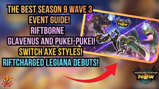 BEST SEASON 9 WAVE 3 GUIDE! RIFTBORNE GLAVENUS/PUKEI-PUKEI! SWITCH AXE STYLES! RIFTCHARGED LEGIANA!