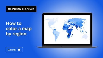 How to color a map by region in Flourish