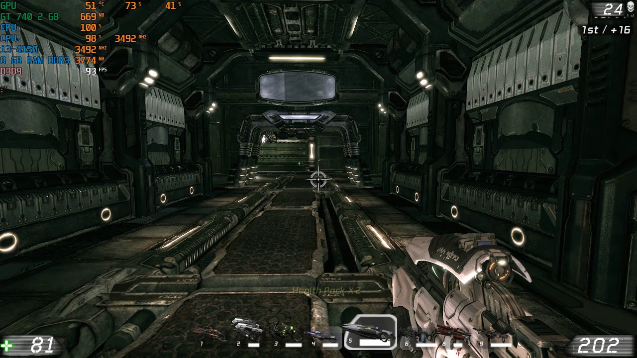 Unreal Tournament 3 Carbon Fire map