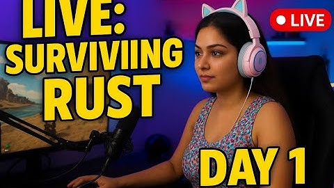 🎮 Surviving Rust - Day 1 Solo Gameplay as a Beginner! 🪓