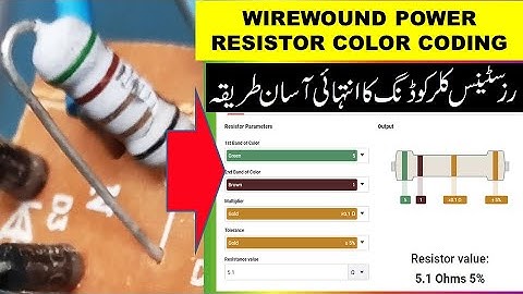 {568} understanding 5 band wirewound power resistor color code
