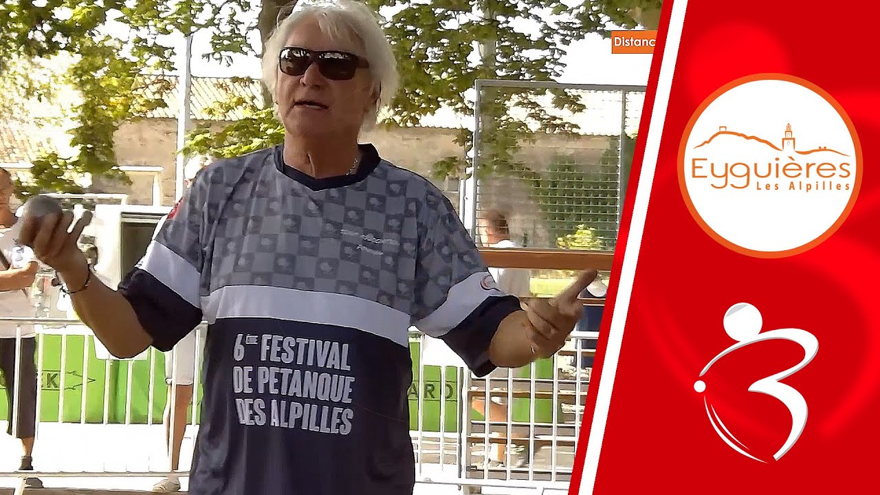Miniature : Marco FOYOT, 70 ans et encore décisif face à DEMISSY : Festival de pétanque des Alpilles à Eyguières
