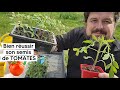 Comment russir son semis de tomates  puis le repiquage tuto