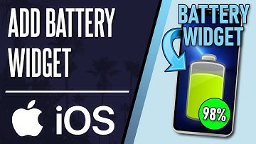 How to Add Battery Percentage Widget to Home Screen on iPhone (iOS)