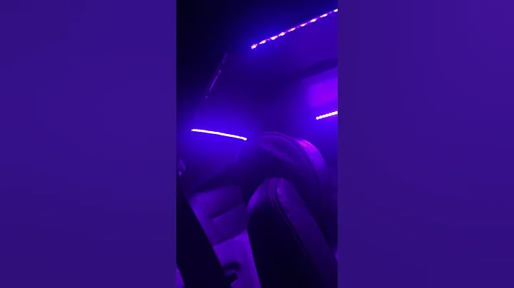 Adding a little LED interior accent lighting in the Supra #accentlighting