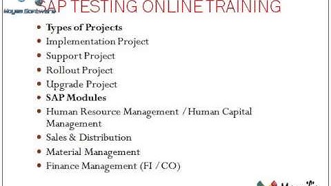 SAP TESTING ONLINE TRAINING IN AUSTRALIA