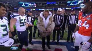 #SB48: Joe Namath's Coin Toss at 2014 Super Bowl