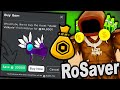 Save robux automatically with rosaver robux saving button extension setup