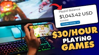 Make $36 an hour by playing video games on this website! Credits