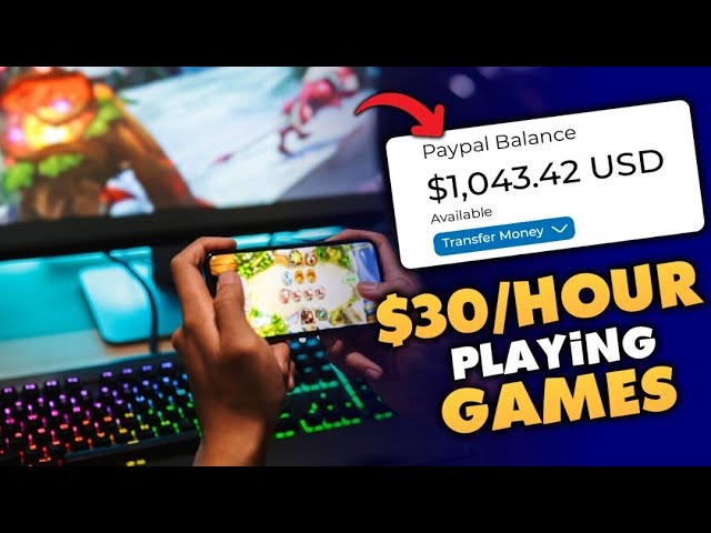 Amazing ways to make money of playing games online