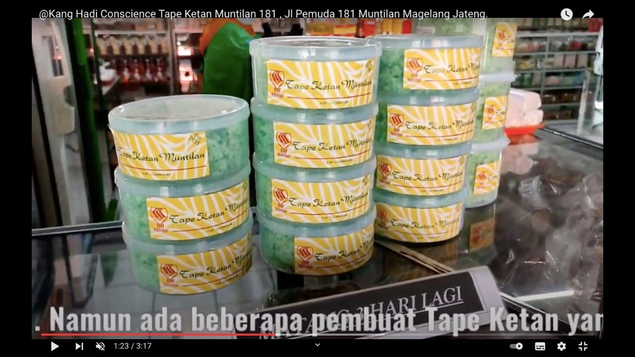 KangHadiConscience Tape Ketan Muntilan 181 , Jl Pemuda 181 Muntilan