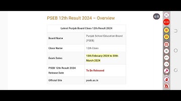 PSEB 12th Result 2024 (ਜਾਰੀ ਕੀਤਾ) Punjab Board Class 12 Result