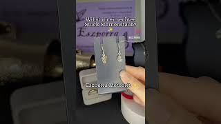 Eszperra - Campo Del Cielo Meteorit Ohrringe 925 Sterling Silber Echter Meteorit Echtschmuck Unikat