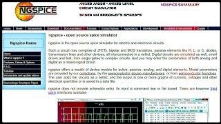 NGSPICE: An Introduction