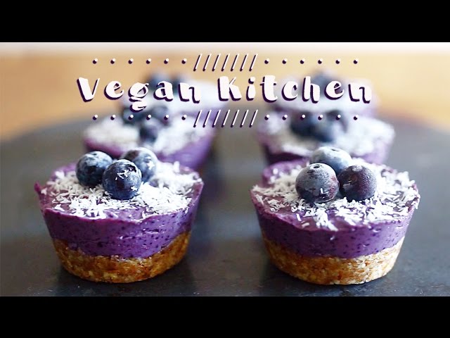 焼かないロースイーツ ブルーベリーカップケーキ How To Make Blueberry Cupcakes Vegan Kitchen With Ayano Hayasaki Youtube