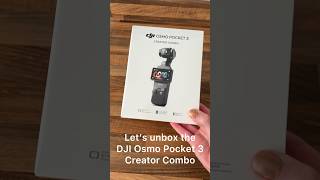 DJI Osmo Pocket 3 unboxing! New camera for vlogging #djiosmopocket #djiglobal #dji
