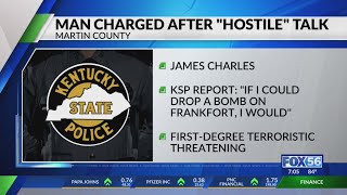 Man allegedly threatened social worker: 'If I could drop a bomb on Frankfort, I would'