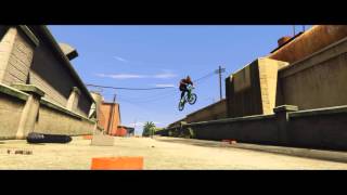 Grand Theft Auto 5 BMX Music Video Soulja Boy - Make It Rain