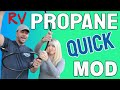 Easy RV Propane Mod! | Full Time RV | Changing Lanes!