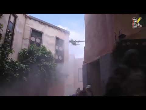 باب الحارة 10شوف كيف الطيران دمر الحارة الضبع 😭😭😭