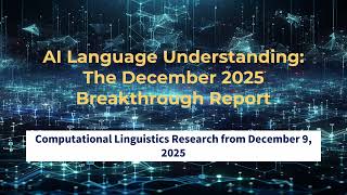 AI Language Revolution: 55 Breakthrough Papers Transform Safety & Reasoning (Dec 9, 2025)