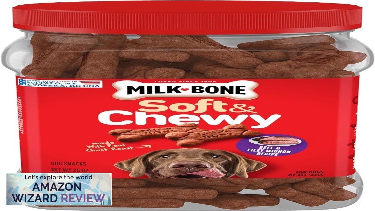 Milk-Bone Soft & Chewy Dog Treats, Beef & Filet Mignon Recipe Review