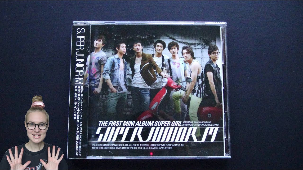 Unboxing Super Junior-M 1st Mini Album Super Girl (Japan CD+DVD 