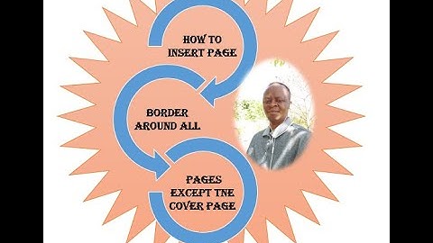 How to Add Border on all Pages Except the Cover Page in Microsoft Word
