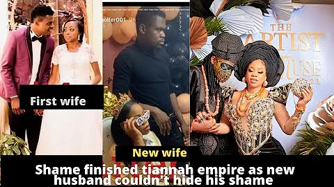 Toyin lawani(tiannahempire) new husband couldn't stand the shame after abandoning his wife