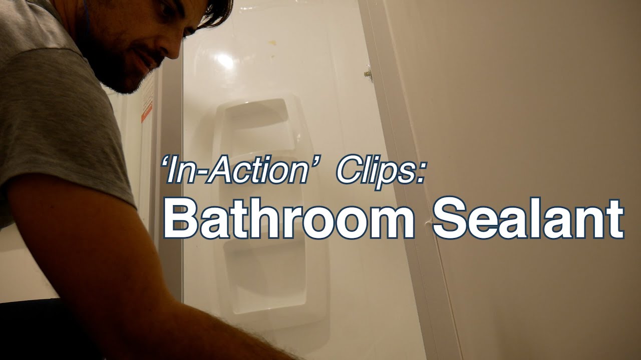 Bathroom Sealant Silicone Sealant around Shower YouTube