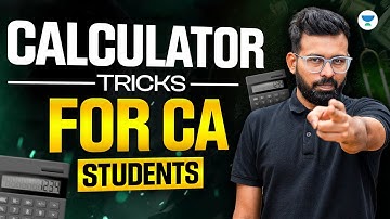 🧮 Calculator Tricks Every CA & Commerce Student MUST Know! ⚡ Ft. CA Rahul Panchal