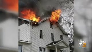 Neighbors Run Into Burning Home To Save Residents' Belongings