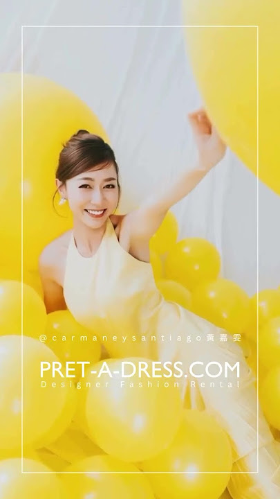 黃嘉雯  Carmaney Wong- Pretadress | ✨💛A pop of color is all you need to brighten your day🌿🏖🌞