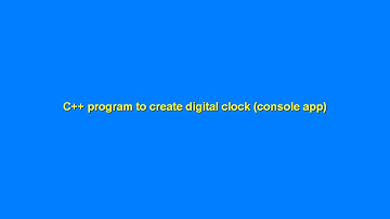How to make clock using c++ | Simple Project For Beginners