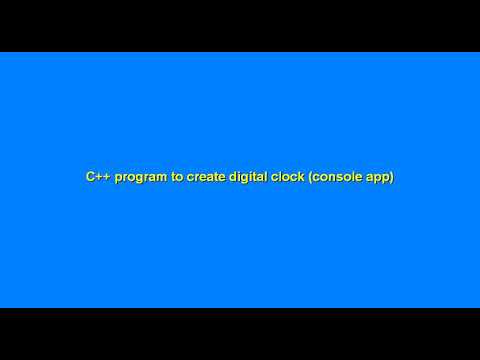 How to make clock using c++ | Simple Project For Beginners