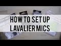 HOW TO SET UP LAVALIER MICROPHONES  / RYCOTE + URSA TAPE +TOPSTICK AND MORE