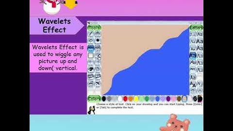 Tux Paint 🐧 - Waves & Wavelets Effect