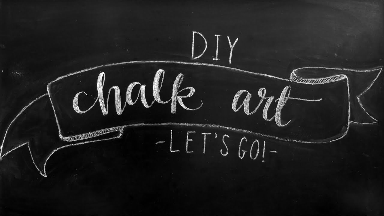 How to write with chalk