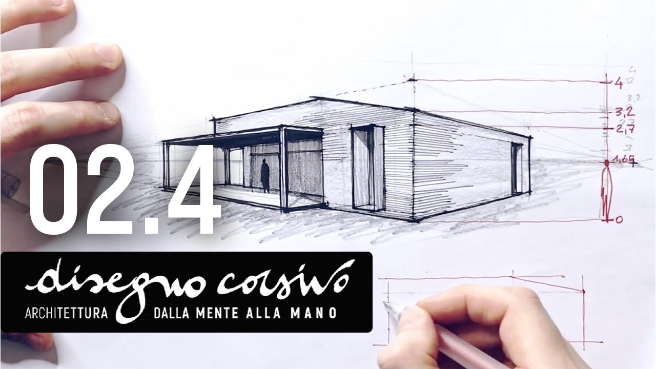 02.4 Prospettiva accidentale - Corso di Disegno Corsivo