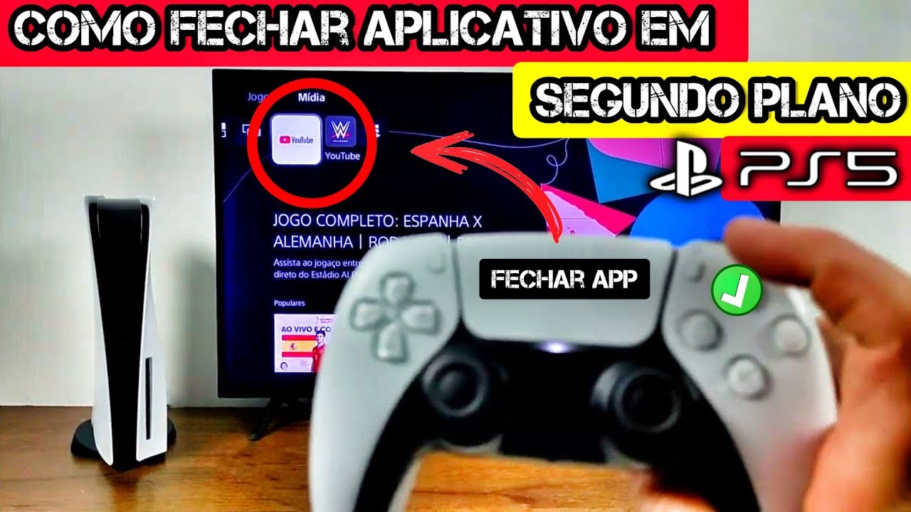 Como Fechar um jogo no Playstation 5 