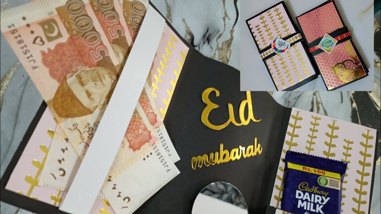 Eidi Design Eidi Wallet | Eidi Envelope | Eidi with chocolate #eidienvelope # ...