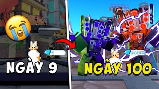 100 Ngày Lấy TẤT CẢ MỌI THỨ TRONG TOILET TOWER DEFENSE!!! (Ngày 9)